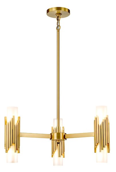 Elstead lighting klasszikus csillár marvele sárgaréz opál elsmarvele6-ab-opal
