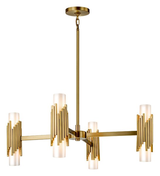 Elstead lighting klasszikus csillár marvele sárgaréz opál elsmarvele8-ab-opal
