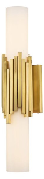 Elstead lighting klasszikus fali lámpa marvele sárgaréz opál elsmarvele-2wbabopal IP44