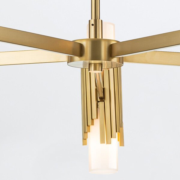 Elstead lighting klasszikus csillár marvele sárgaréz opál elsmarvele10-ab-opal