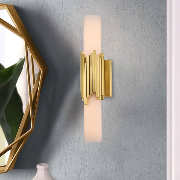 Elstead lighting klasszikus fali lámpa marvele sárgaréz opál elsmarvele-2wbabopal IP44