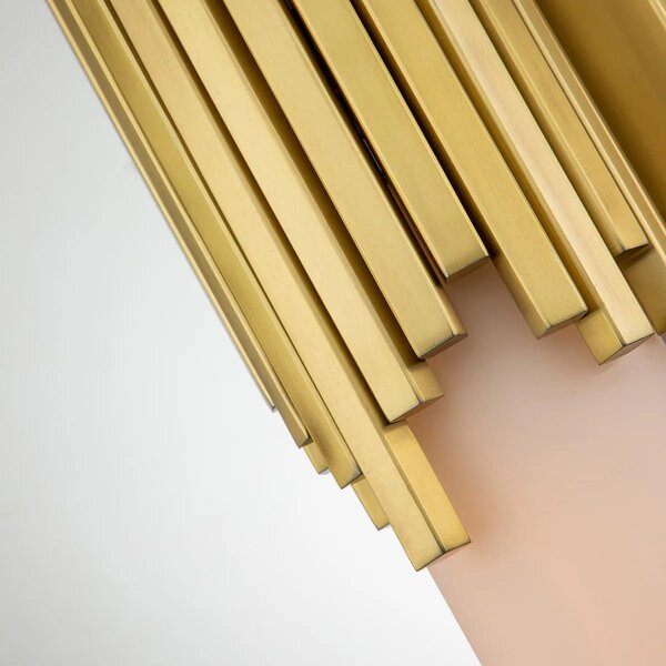 Elstead lighting klasszikus fali lámpa marvele sárgaréz opál elsmarvele-2wbabopal IP44