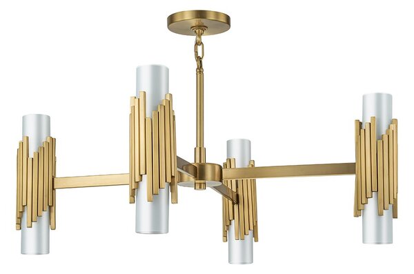 Elstead lighting klasszikus csillár marvele sárgaréz opál elsmarvele8-ab-opal