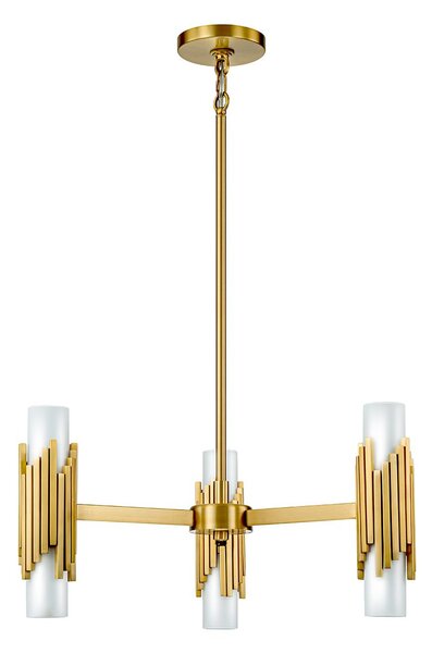 Elstead lighting klasszikus csillár marvele sárgaréz opál elsmarvele6-ab-opal