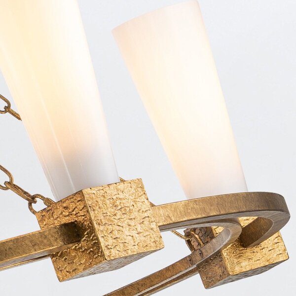 Elstead lighting klasszikus csillár kristy opál arany elskristy5-dg-opal