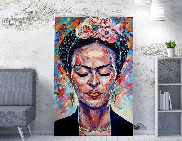 Elegáns vászonfestmény, 70x100 cm, keretes Art