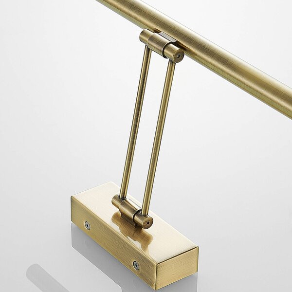 Lucande LED-es képvilágítás Dimitrij, sárgaréz, fém, 54cm, Bronz / antik sárgaréz, Nappali / Étkező, fém, Antik