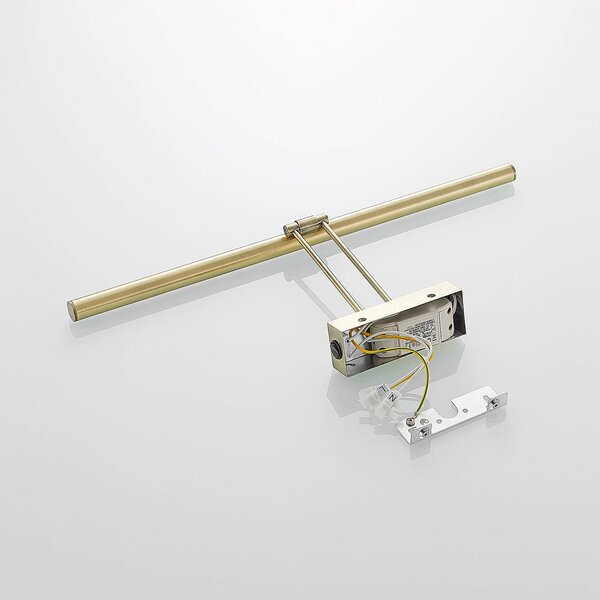 Lucande LED-es képvilágítás Dimitrij, sárgaréz, fém, 54cm, Bronz / antik sárgaréz, Nappali / Étkező, fém, Antik