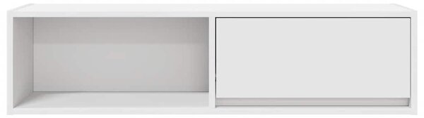 2 db fehér szerelt fa TV-szekrény 100x31x25,5 cm