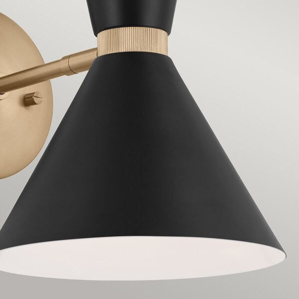 Kichler modern fali lámpa phix barna fekete elskl-phix-1w-cbb
