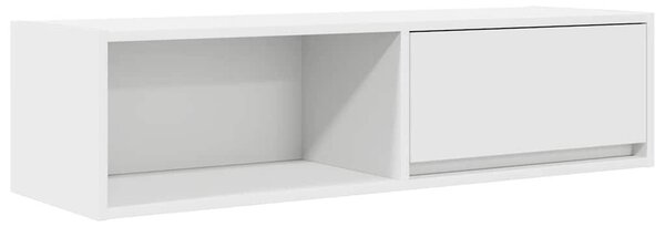 2 db fehér szerelt fa TV-szekrény 100x31x25,5 cm