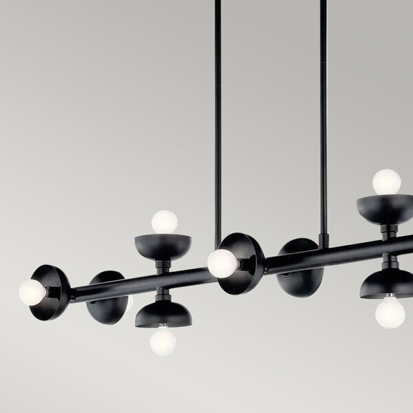 Kichler modern függeszték palta fekete elskl-palta-lp10-bk