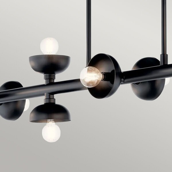 Kichler modern függeszték palta fekete elskl-palta-lp10-bk