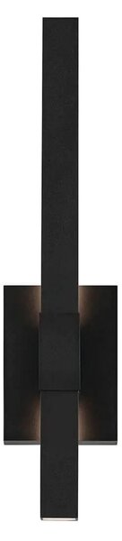 Kichler modern kültéri fali lámpa nocar fekete elskl-nocar-m-bk IP44