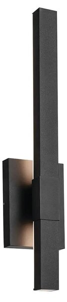 Kichler modern kültéri fali lámpa nocar fekete elskl-nocar-m-bk IP44