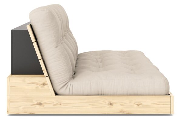 Bézs kinyitható kanapé 196 cm Base – Karup Design