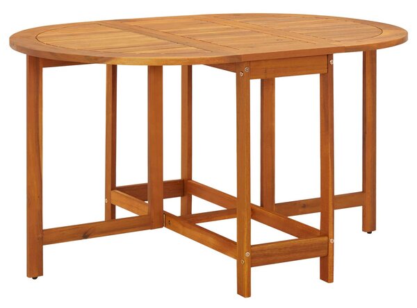 VidaXL tömör akácfa kerti asztal 130 x 90 x 72 cm