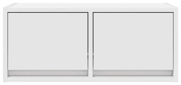 Fehér szerelt fa TV-szekrény 60x31x25,5 cm