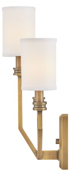Hinkley lighting klasszikus fali lámpa moore fehér sárgaréz elshk-moore-wb3-hb