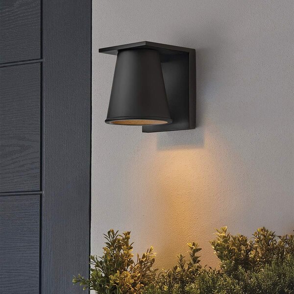 Hinkley lighting modern kültéri fali lámpa hans fekete elshk-hans-s-blk IP44
