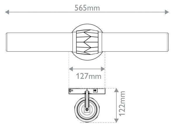 Hinkley lighting klasszikus fali lámpa ellison fekete sárgaréz átlátszó elshk-ellison2-bk-hb IP44