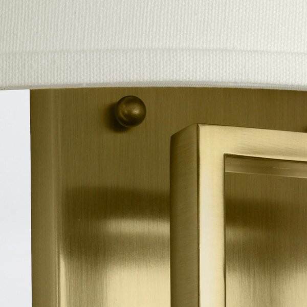 Hinkley lighting klasszikus fali lámpa hampton fehér sárgaréz elshk-hampton2-bb