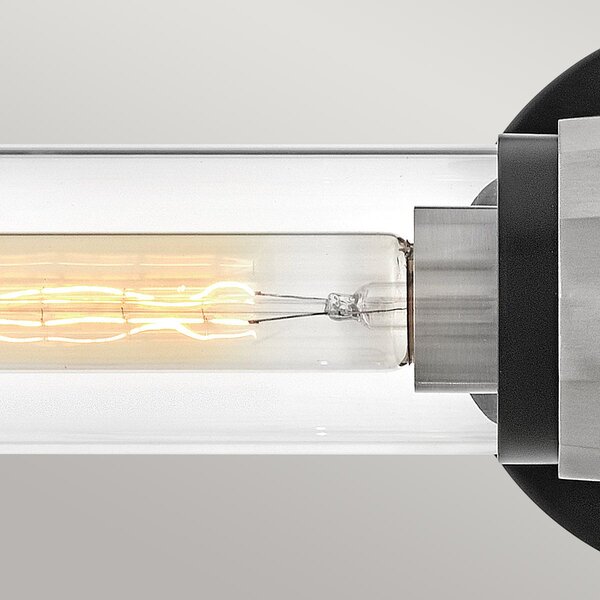 Hinkley lighting klasszikus fali lámpa ellison fekete nikkel átlátszó elshk-ellison2-bk-bn IP44