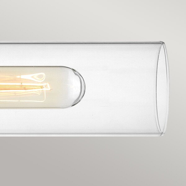 Hinkley lighting klasszikus fali lámpa ellison fekete nikkel átlátszó elshk-ellison2-bk-bn IP44