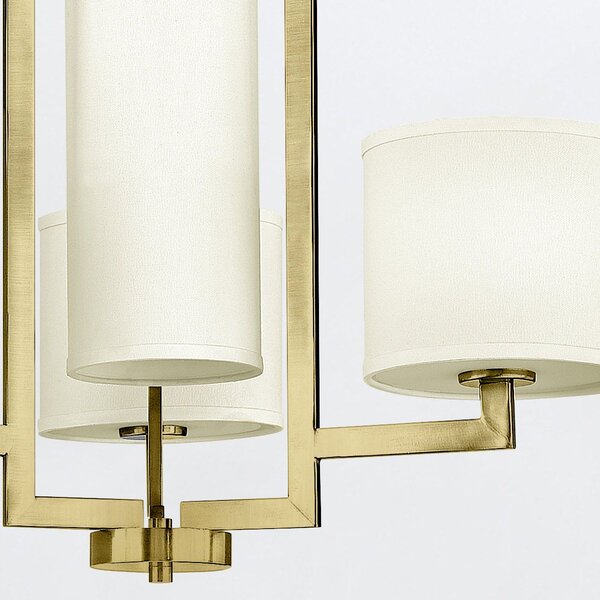 Hinkley lighting klasszikus csillár hampton fehér sárgaréz elshk-hampton4-bb