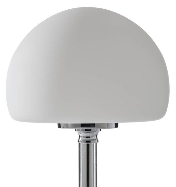 Steinhauer Ancilla LED asztali lámpa, krómozott, 30 cm-es fokozatú fényerő-szabályzóval,, dimmelhető, Króm / ezüst, Nappali / Étkező, fém, Modern