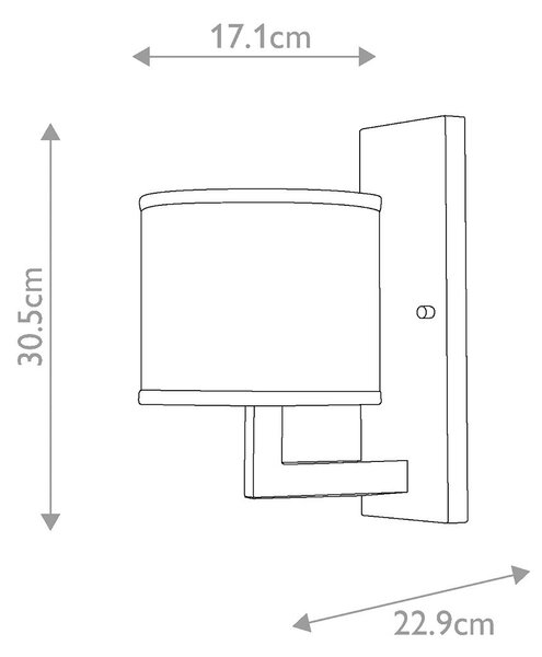 Hinkley lighting klasszikus fali lámpa hampton fehér sárgaréz elshk-hampton1-bb