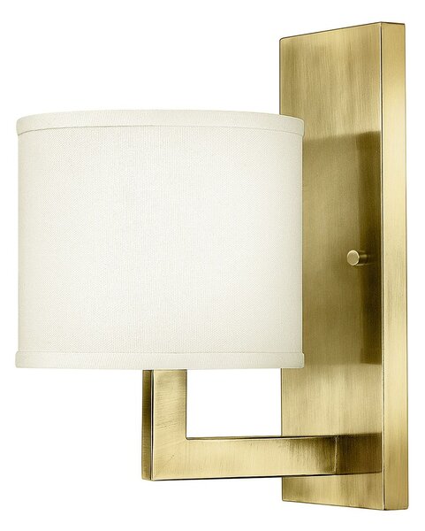 Hinkley lighting klasszikus fali lámpa hampton fehér sárgaréz elshk-hampton1-bb