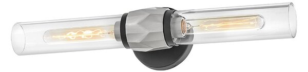 Hinkley lighting klasszikus fali lámpa ellison fekete nikkel átlátszó elshk-ellison2-bk-bn IP44