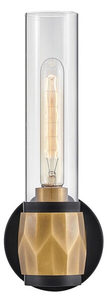 Hinkley lighting kristály fali lámpa ellison fekete sárgaréz átlátszó elshk-ellison1-bk-hb IP44