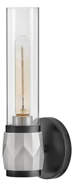 Hinkley lighting klasszikus fali lámpa ellison fekete nikkel átlátszó elshk-ellison1-bk-bn IP44