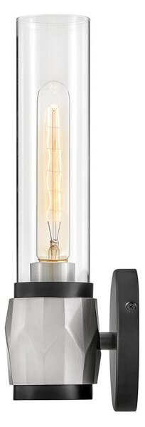 Hinkley lighting klasszikus fali lámpa ellison fekete nikkel átlátszó elshk-ellison1-bk-bn IP44