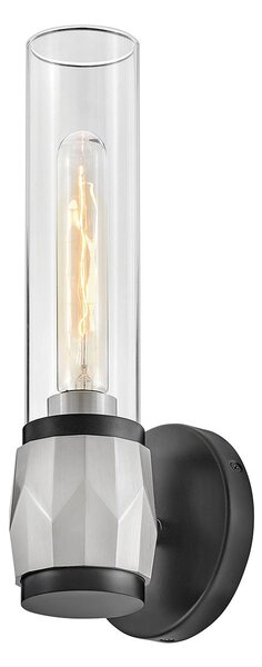 Hinkley lighting klasszikus fali lámpa ellison fekete nikkel átlátszó elshk-ellison1-bk-bn IP44