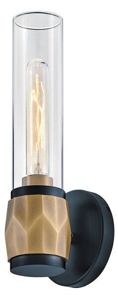Hinkley lighting kristály fali lámpa ellison fekete sárgaréz átlátszó elshk-ellison1-bk-hb IP44