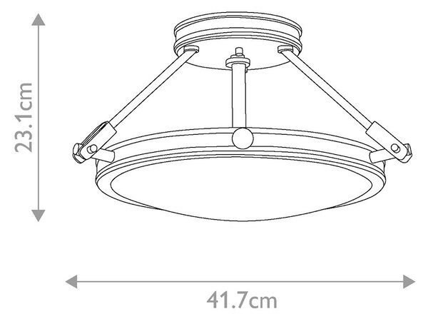 Hinkley lighting klasszikus mennyezeti lámpa collier fekete opál elshk-collier-sf-sbx