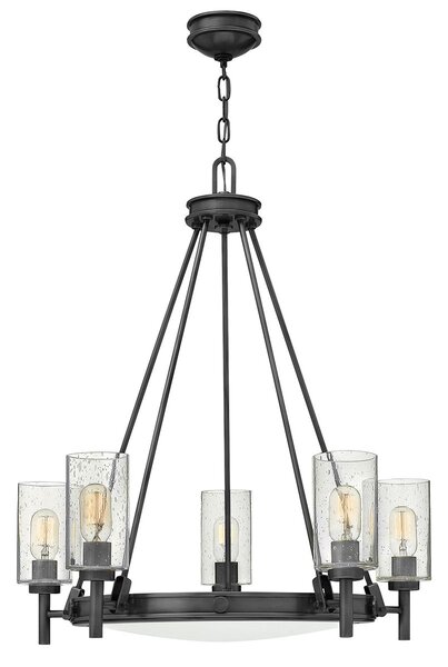 Hinkley lighting klasszikus csillár collier fekete opál átlátszó elshk-collier5-bx