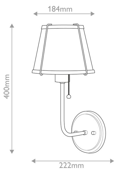Hinkley lighting klasszikus fali lámpa clarke fekete sárgaréz elshk-clarke1-br-bk