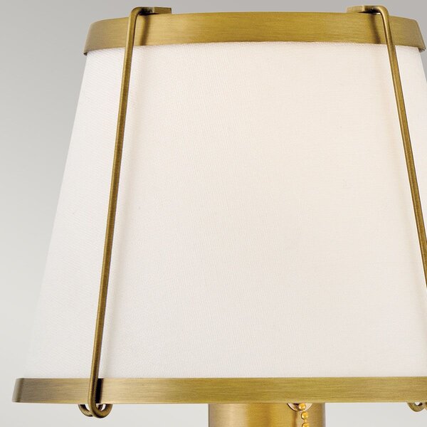 Hinkley lighting klasszikus fali lámpa clarke bézs sárgaréz elshk-clarke1-dbr-ow