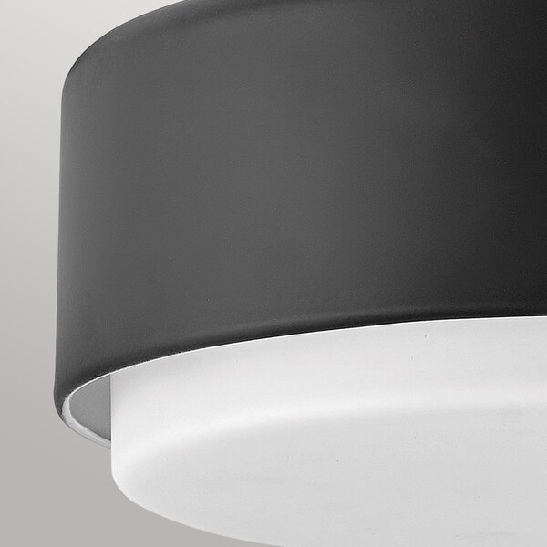 Hinkley lighting modern mennyezeti lámpa cedric fekete opál elshk-cedric-f-s-bk