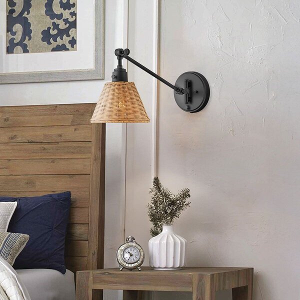 Hinkley lighting klasszikus boho fali lámpa arti fekete faipari elshk-arti-1w-bk-nr
