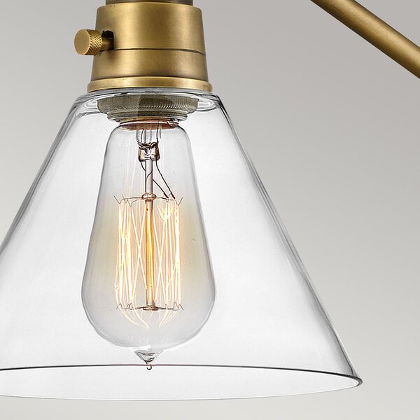 Hinkley lighting klasszikus fali lámpa arti sárgaréz átlátszó elshk-arti-1w-hb-cg