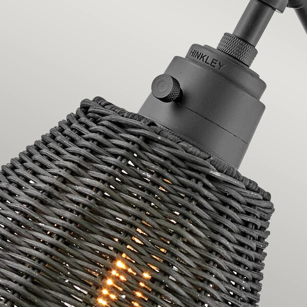 Hinkley lighting boho fali lámpa arti fekete elshk-arti-1w-bk-br