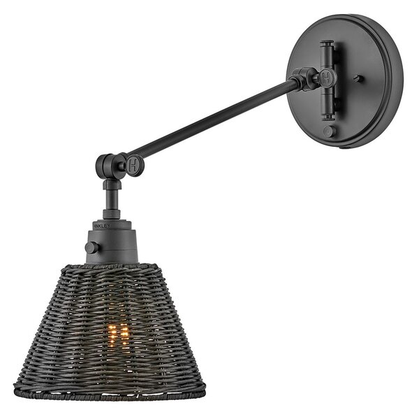 Hinkley lighting boho fali lámpa arti fekete elshk-arti-1w-bk-br
