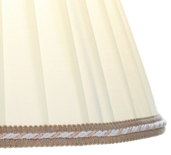 ORION Rosella asztali lámpa 40 cm magas, Bronz / antik sárgaréz, Nappali / Étkező, fém, Antik