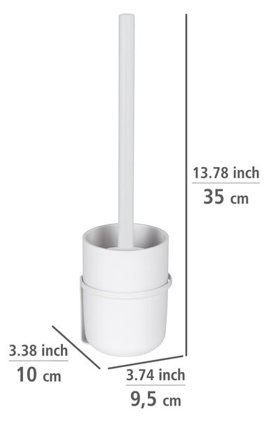Fehér öntapadós műanyag wc-kefe Carpino - Wenko