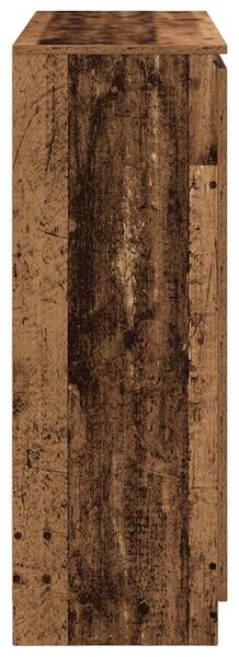 Antik fa szerelt fa tálalószekrény fiókos 100,5x35x98,5 cm